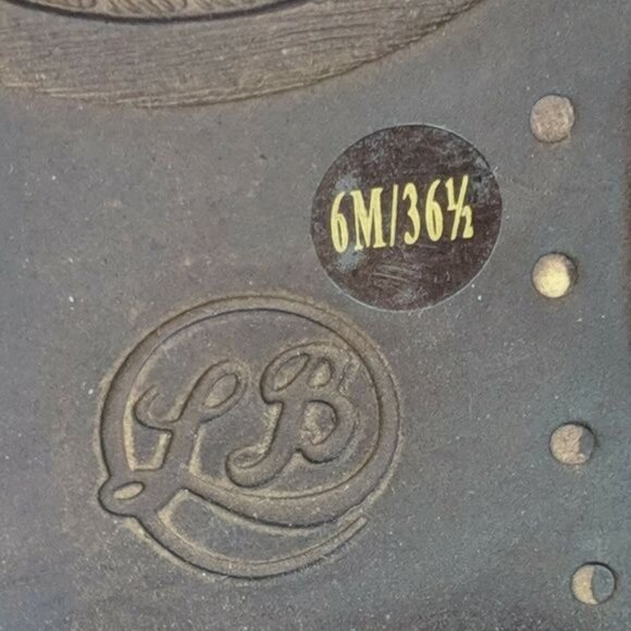 Lucky Brand Ankle Boots Womens 6 Black Suede Western Country Pull On Bellamy - Picture 8 of 8